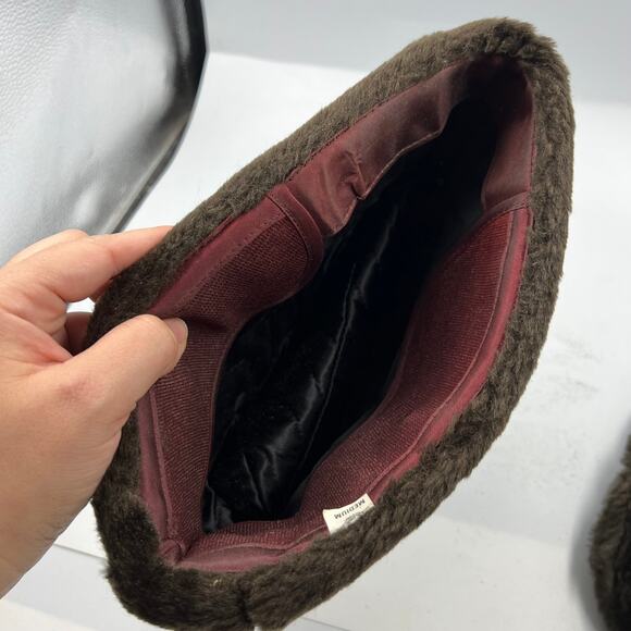 Vintage Faux Fur Hats Fedora Bucket Lined Men's Small Medium USA Made Band - Picture 2 of 12